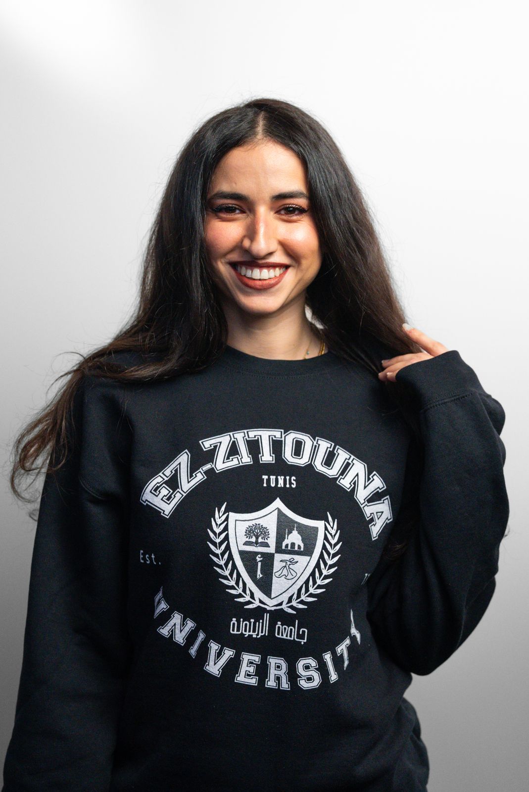 Ez-Zitouna University crewneck sweatshirt